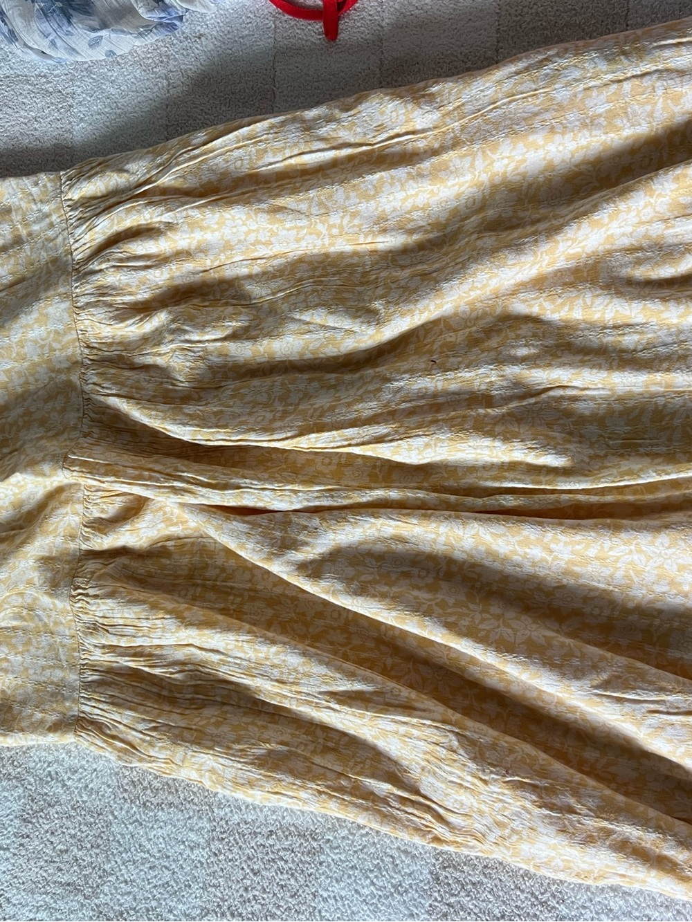 American Eagle Outfitters Yellow Floral Mini Dress